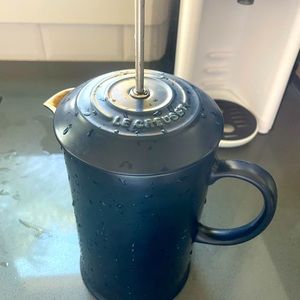Le Creuset Classic French Press Navy